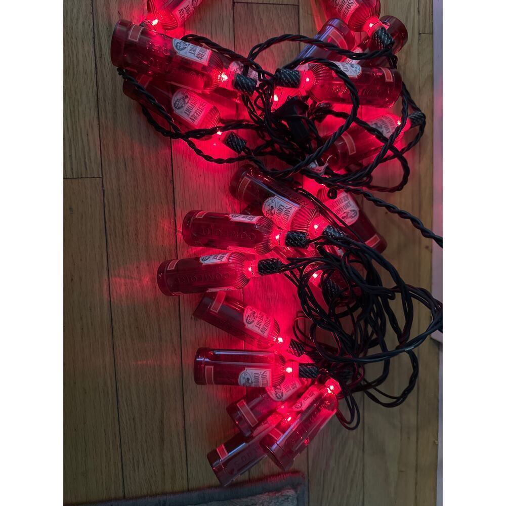 Vintage Southern Comfort String Light strand Set of 2 8’ each Strand 14’ Total
